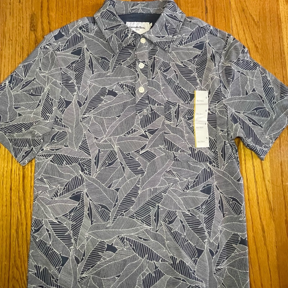 Blue Short Sleeve Shirt- Goodfellow & Co